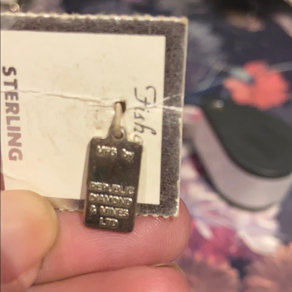 Fisher Silver ‘Silver Bar’ Charm NWT - Picture 5 of 5
